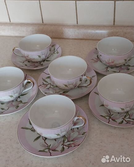 Чайно-кофейный сервиз на 6 персон