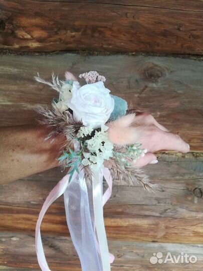 Букет невесты из сухоцветов