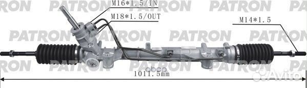 PSG3192 patron Рейка рулевая dacia: logan 2004