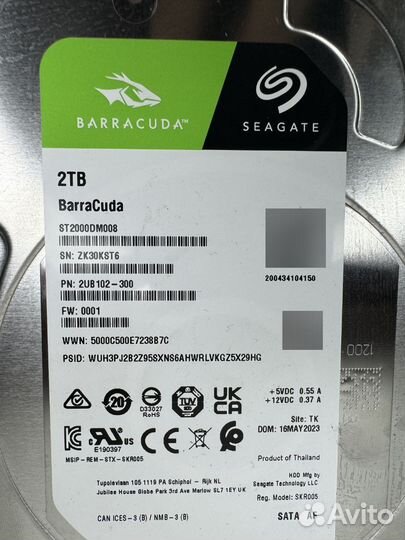 Жесткий диск Seagate Barracuda 2Tb + скупка