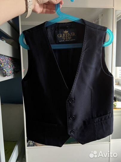 Жилетка Gulliver для мальчика школьная