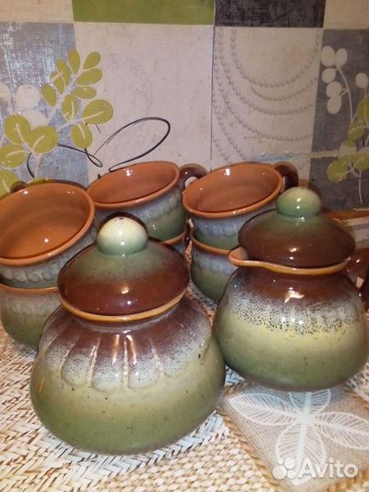 Керамика, кувшин, кружки