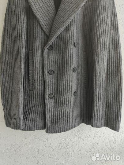 Miu Miu F/W 07 Тяжёлое Шерстяное Пальто Бушлат