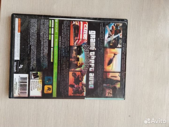 Grand theft auto San Andreas xbox360