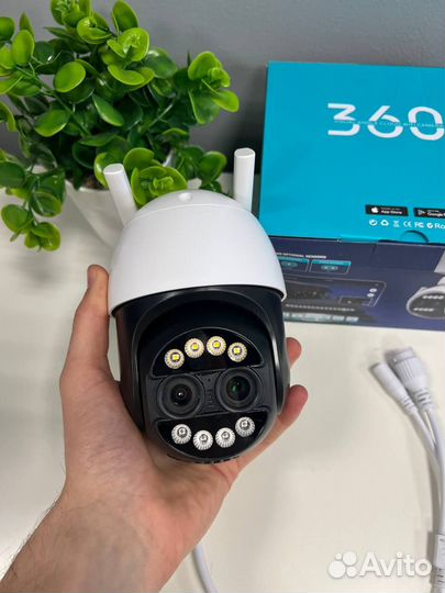 Видит номера камера уличная WiFi с зумом 8х (Арт.1