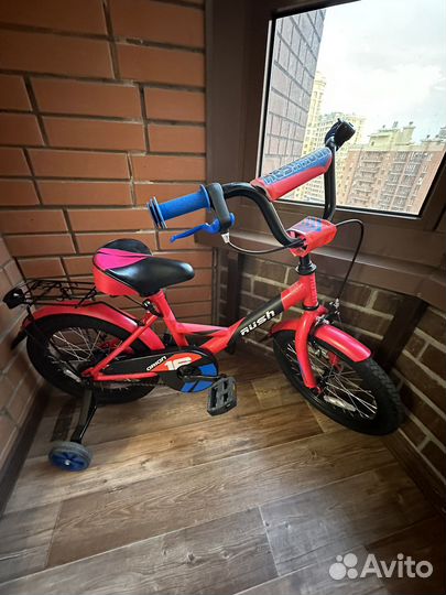 Велосипед rush orion 16 для детей 4-6 лет