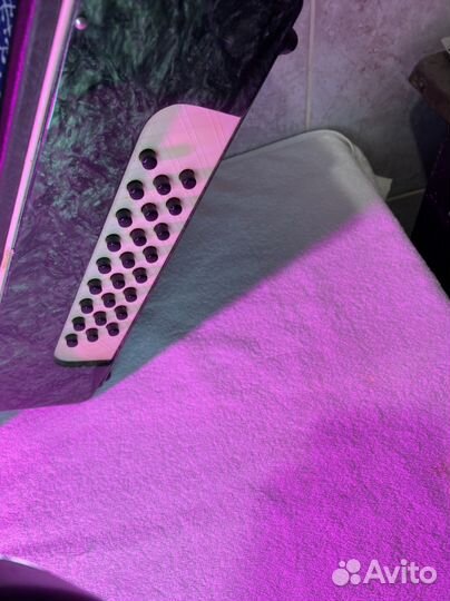 Гармонь Кировская Заказная Ля мажор Перламут Резн