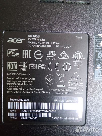 Ноутбук acer