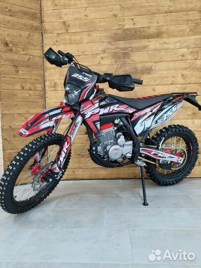 Мотоцикл Кроссовый PWR FZ300 (PR5 4V) красный