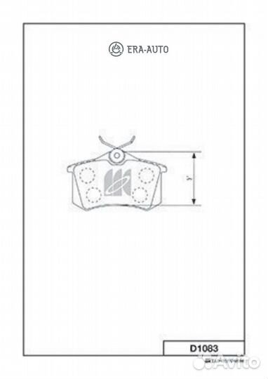 Kashiyama D1083 Колодки зад. audi A3/VW golf,passat,sharan 04