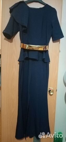 Вечернее платье в пол с разрезом