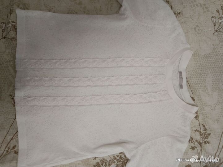 Блузки школьные 140