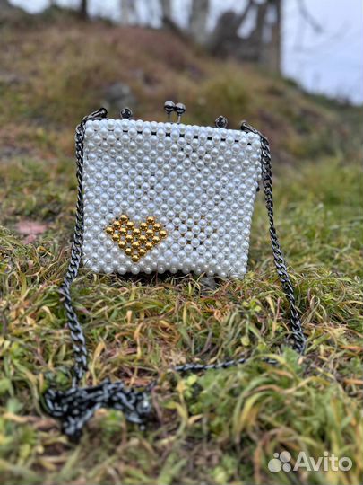 Сумка из бусин ручной работы