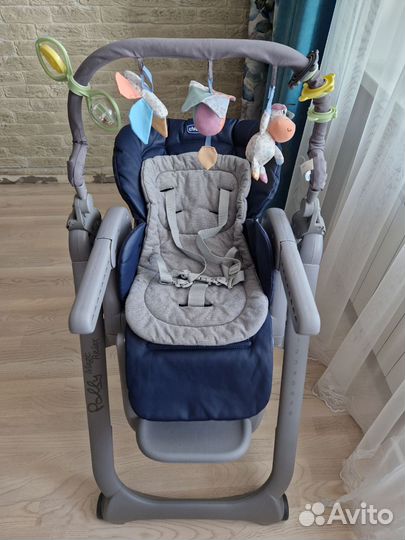 Стульчик для кормления chicco polly magic relax