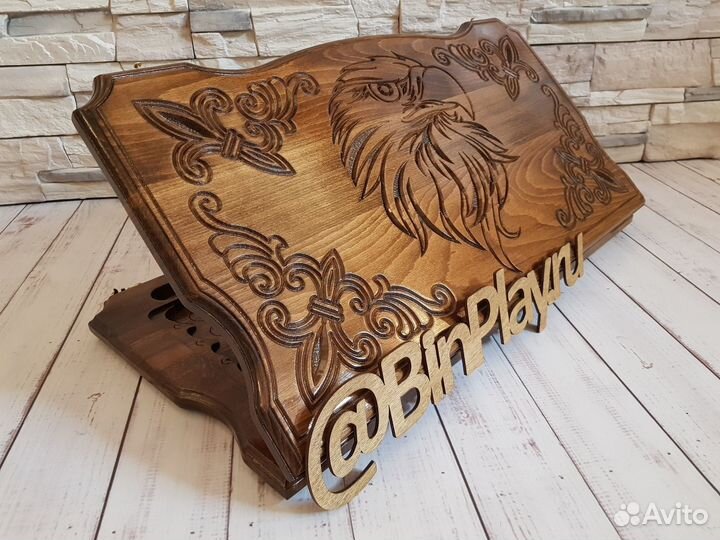 Нарды резные Голова орла, классика