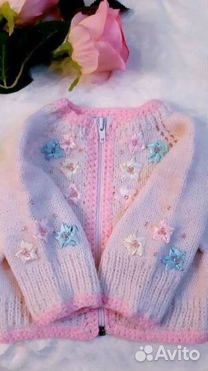 Вязанный костюм Зефирка