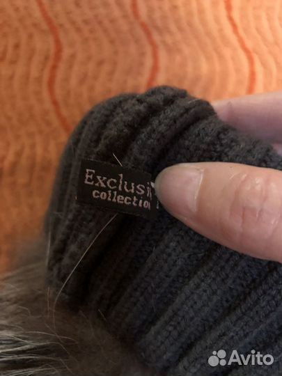 Шапка женская из чернобурки