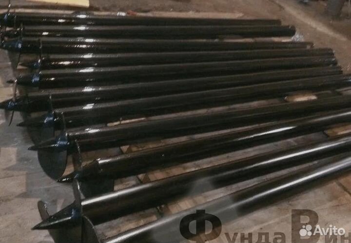 Монтаж Винтовых сваи
