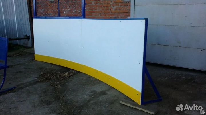 Хоккейная коробка из стеклопластика