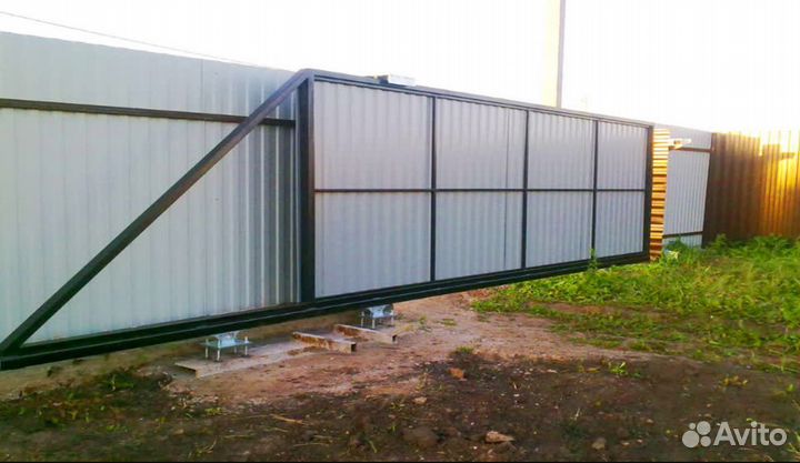 Ворота откатные под ключ