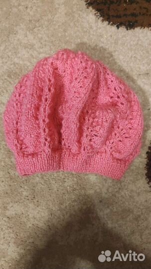 Береты детские вязанные