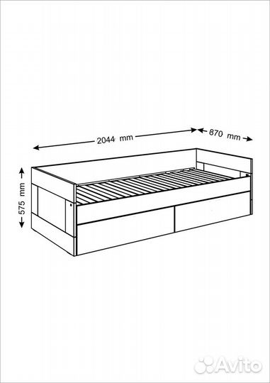 Кровать кушетка IKEA