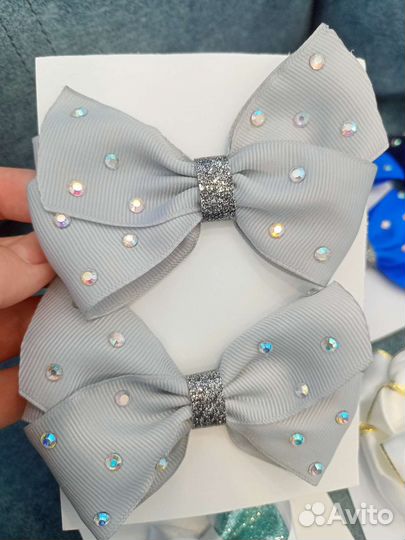 Бантики на резинках Школа