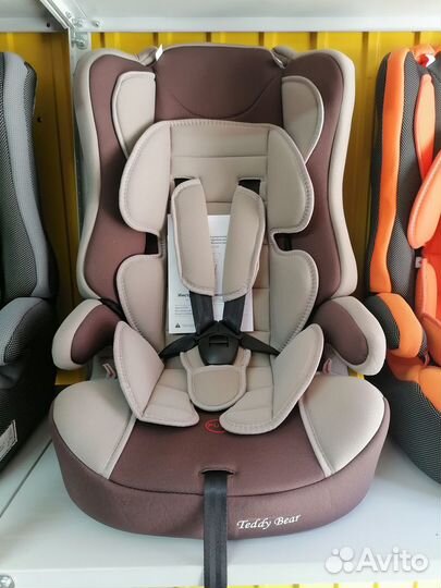Детское автокресло Новое 9-36кг Teddy Bear беж