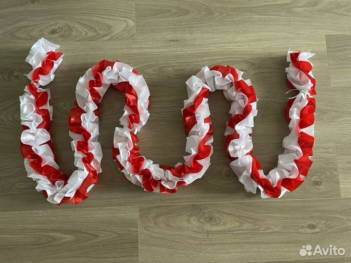 Свадебное украшение на машину, лента 3 метра