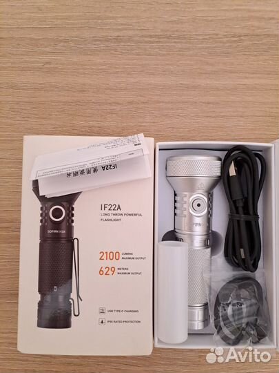 Дальнобойный фонарь Sofirn If22A