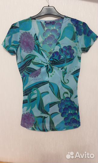 Mexx рубашка блузка туника майка 42/44 из сетки