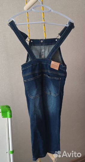 Комбинезон (джинсовый) на девочку 3-5 лет