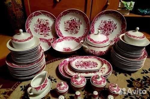 Столовый сервиз на 12 персон гдр. Kahla