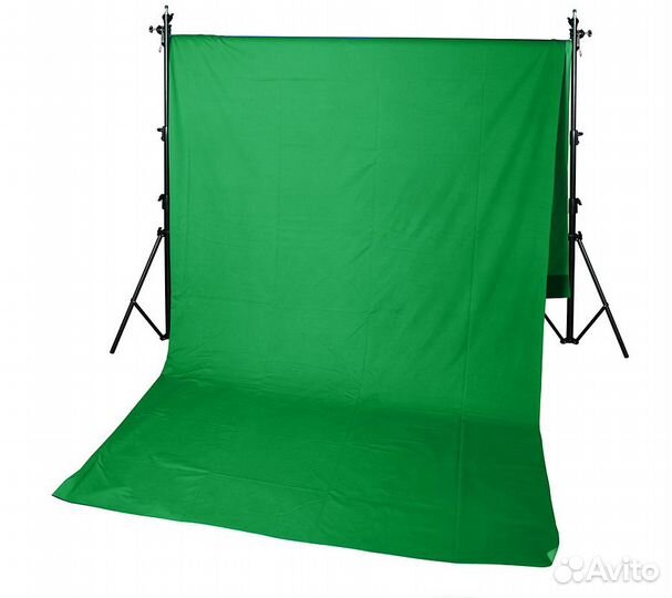 Фон хромакей GreenBean Field 3.0 х 7.0 Green