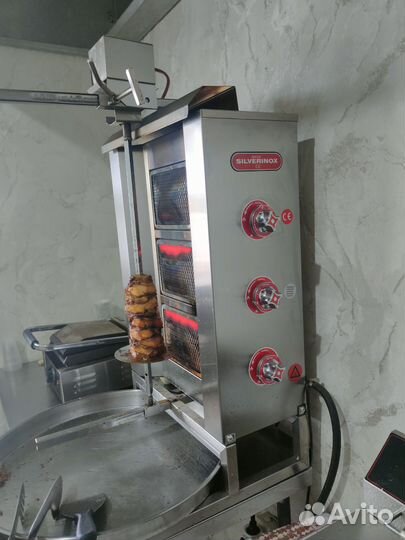 Газогриль стол и гриль для шаурмы