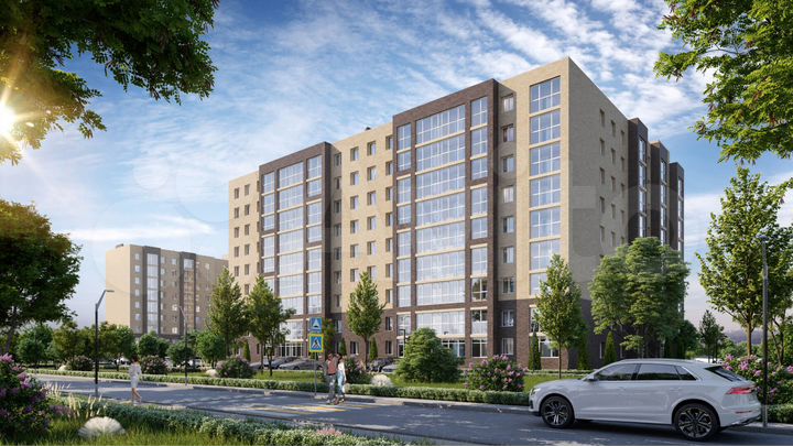 2-к. квартира, 52,9 м², 8/9 эт.