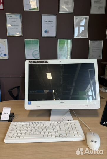 Моноблок acer, клавиатура и мыш оригинал