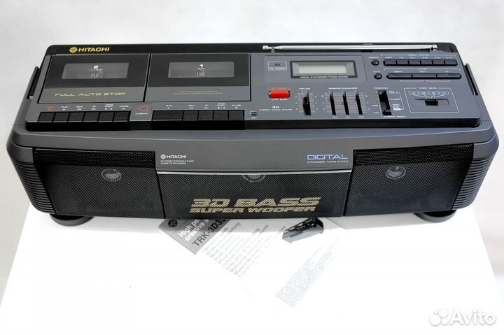 Стереофоническая Магнитола Hitachi TRK-3D35E,1990г