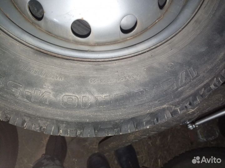 Колеса niva chevrolet зимние 16й радиус