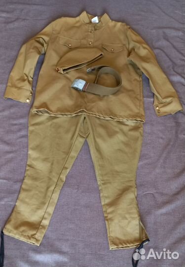 Детский комплект военной формы времен вов,обр.1943