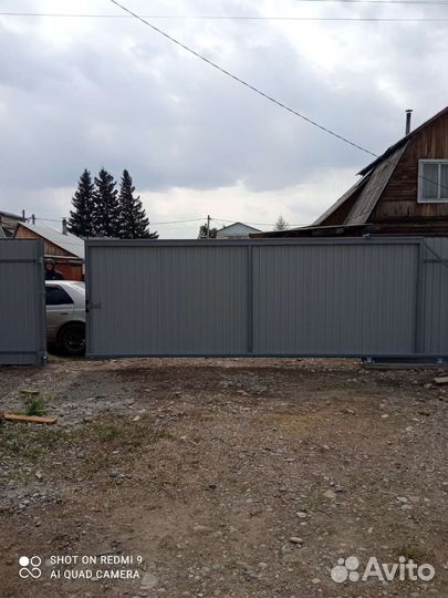 Установим откатные распашные ворота