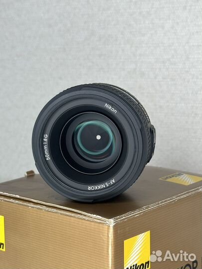Объектив nikon 50mm f 1.8g af s nikkor + фильтр