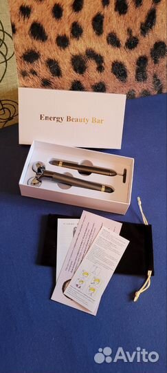 Массажер для лица роликовый вибрационный TA-DAM