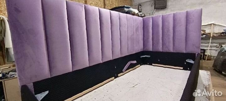 Мягкая кровать детская