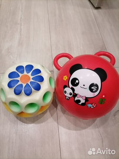 Резиновые мячики для малышей