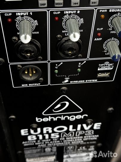 Акустическая система Behringer B115MP3