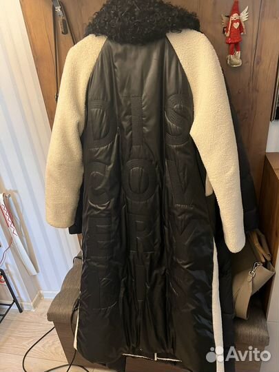 Пальто пуховик женское зимнее 44 46