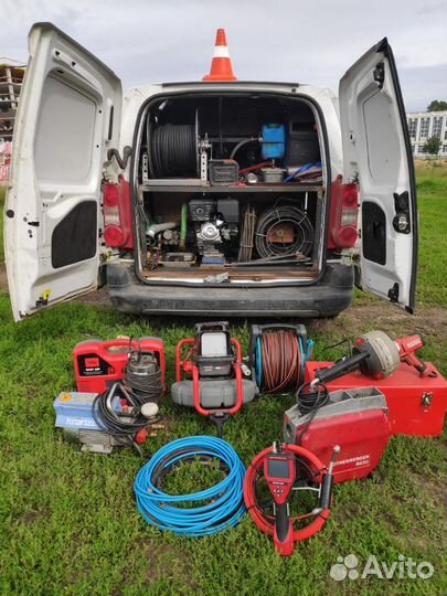 Прочистка канализации и устранение засоров