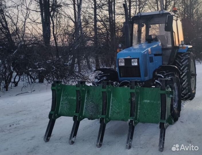 Грабли для уборки порубочных на лесосеке