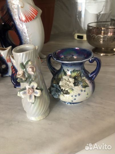 Кувшин, иини вазочки